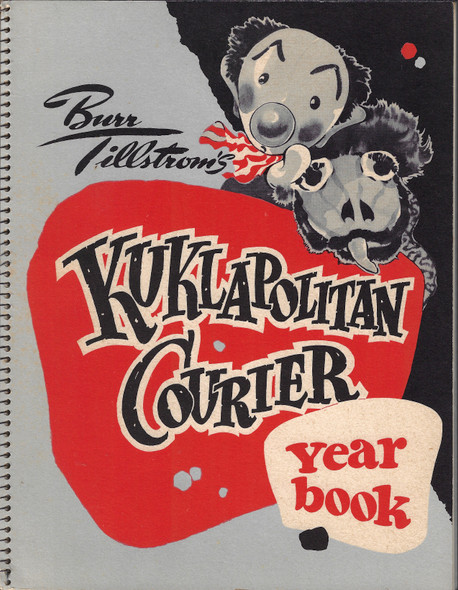 Kuklapolitan Courier Year Book front cover by Burr Tillstrom