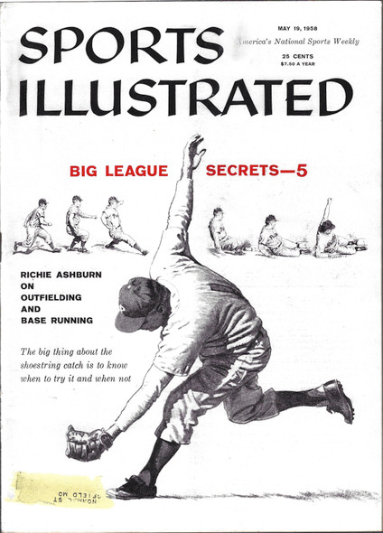Sports Illustrated April 21, 1958 "Baseball Big League Secrets Part 3" front cover by Henry R. Luce