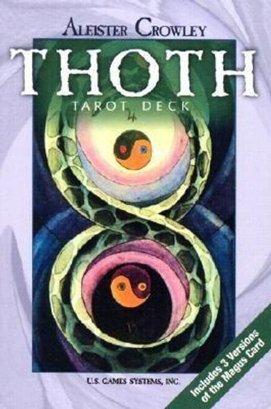 Thoth Tarot Deck front cover by Aleister Crowley, ISBN: 0880793082