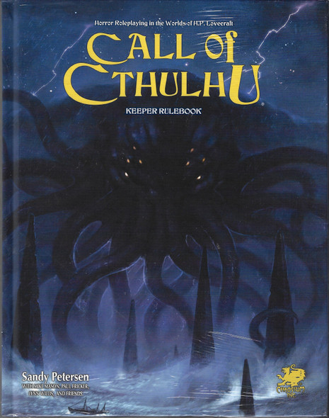Call of Cthulhu Rpg Keeper Rulebook: Horror Roleplaying in the Worlds of H.p. Lovecraft front cover by Petersen, Sandy, Willis, Lynn, ISBN: 1568824300