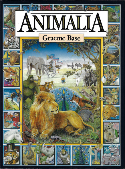 Animalia front cover by Graeme Base, ISBN: 0810918684