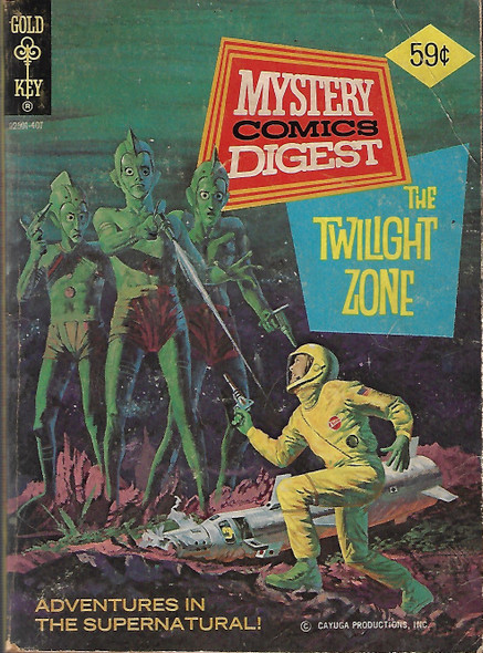 Mystery Comics Digest #18 Twilight Zone front cover