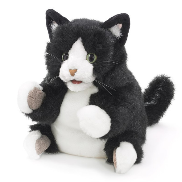 Tuxedo Kitten Hand Puppet front cover