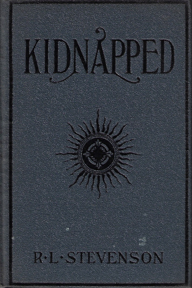 Kidnapped front cover by Robert Louis Stevenson