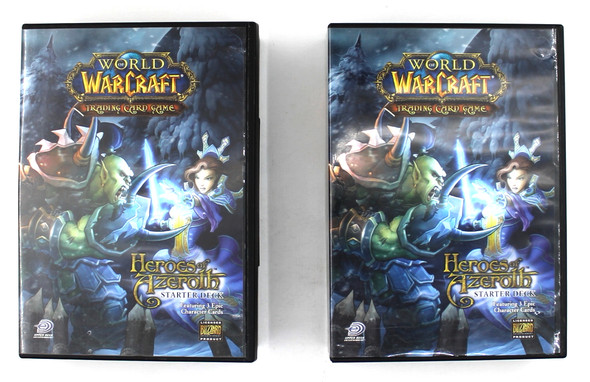 World of Warcraft Trading Card Game: Heroes of Azeroth (1 Horde case and 1 Alliance case) front cover
