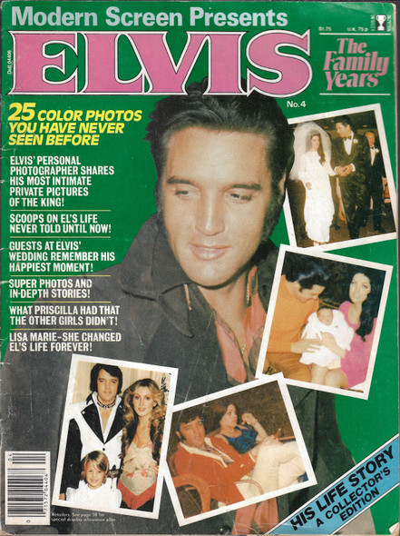Modern Screen Presents Elvis, His Life Story The Family Years, No. 4, Collector's Edition front cover