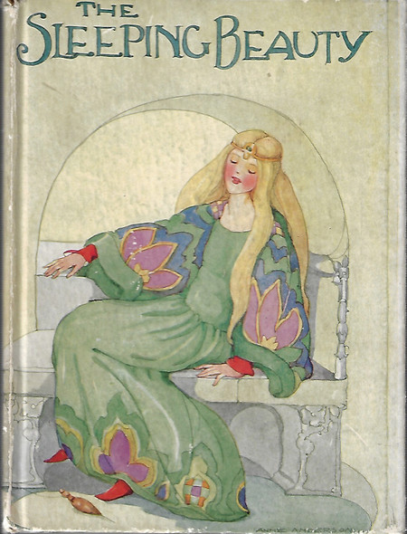 The Sleeping Beauty front cover by Anne Anderson