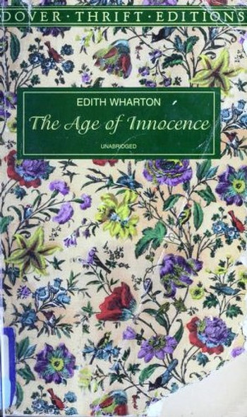The Age of Innocence (Dover Thrift Editions) front cover by Edith Wharton, ISBN: 0486298035