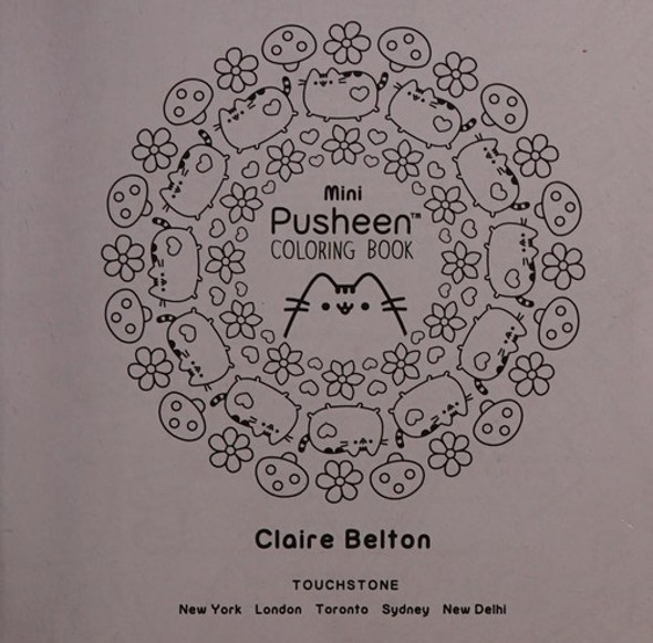 Mini Pusheen Coloring Book front cover by Claire Belton, ISBN: 1501180975