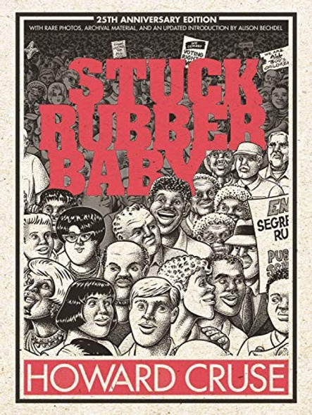 Stuck Rubber Baby 25th Anniversary Edition front cover by Howard Cruse, ISBN: 1250249481