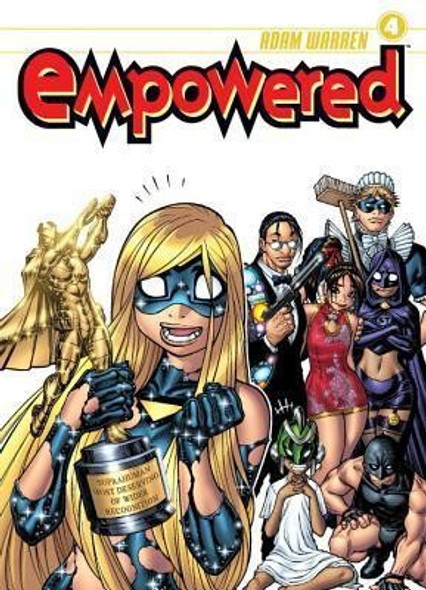 Empowered Volume 4 front cover by Adam Warren, ISBN: 159307994X