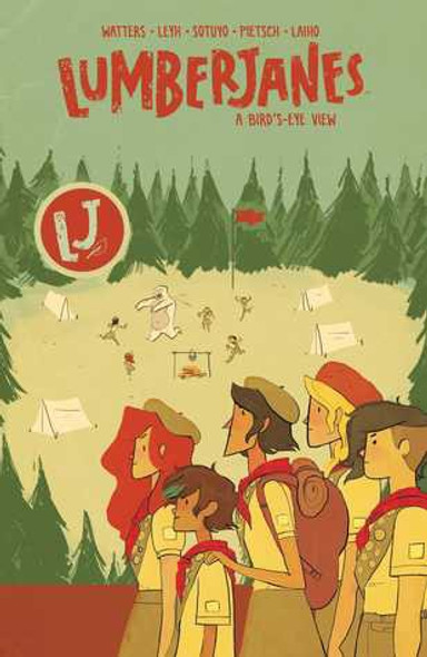A Bird's-Eye View 7 Lumberjanes front cover by Shannon Watters, Kat Leyh, ISBN: 1684150450