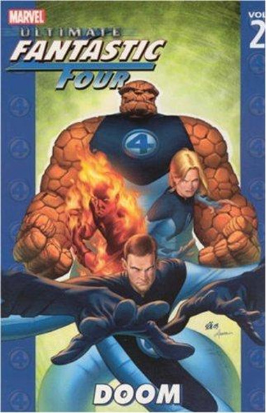 Ultimate Fantastic Four Vol. 2: Doom front cover by Warren Ellis, ISBN: 0785114572