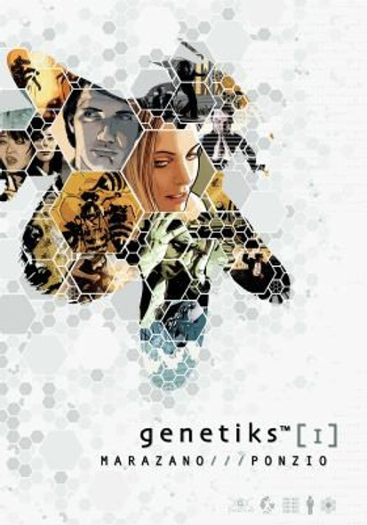 Genetiks Volume 1 front cover by Richard Marazano, ISBN: 1936393425