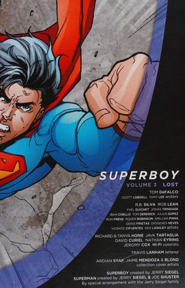 Superboy Vol. 3: Lost (The New 52) front cover by Tom DeFalco, ISBN: 1401243177