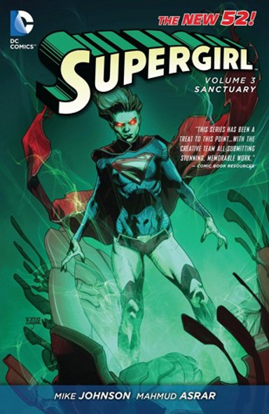 Supergirl Vol. 3: Sanctuary (The New 52) front cover by Michael Alan Nelson, Mike Johnson, ISBN: 1401243185