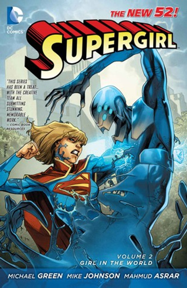 Supergirl, Vol. 2: Girl in the World (The New 52) front cover by Michael Green, Mike Johnson, ISBN: 1401240879