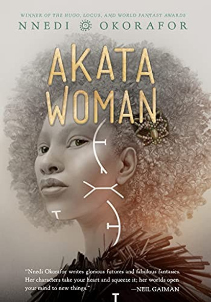 Akata Woman (The Nsibidi Scripts) front cover by Nnedi Okorafor, ISBN: 0451480589