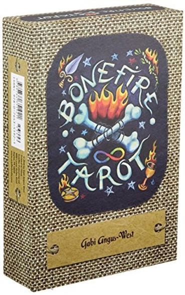 Bonefire Tarot front cover by Gabi Angus-West, ISBN: 0764351923
