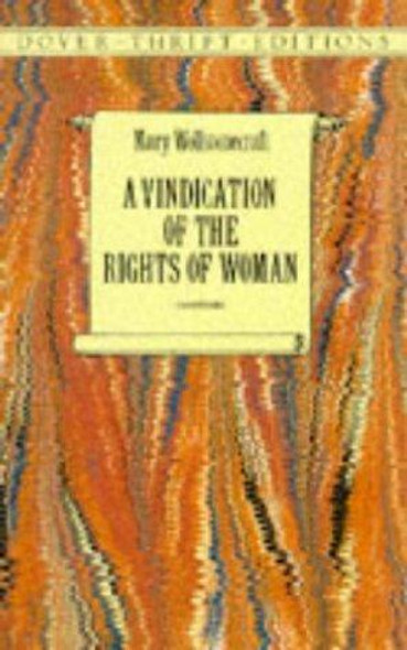 A Vindication of the Rights of Woman (Dover Thrift Editions) front cover by Mary Wollstonecraft, ISBN: 0486290360