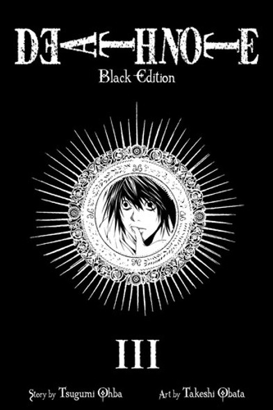 Death Note 3 Black Edition front cover by Tsugumi Ohba, ISBN: 1421539667