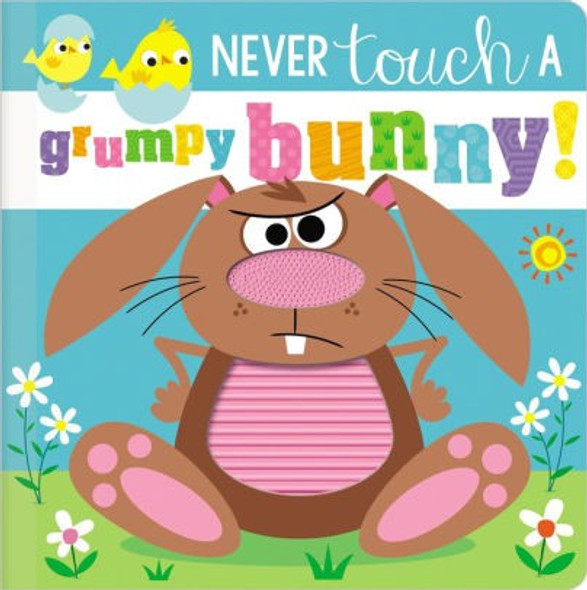 Never Touch a Grumpy Bunny! front cover by Rosie Greening, ISBN: 1800582684