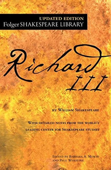 Richard III (Folger Shakespeare Library) front cover by William Shakespeare, ISBN: 1476786925