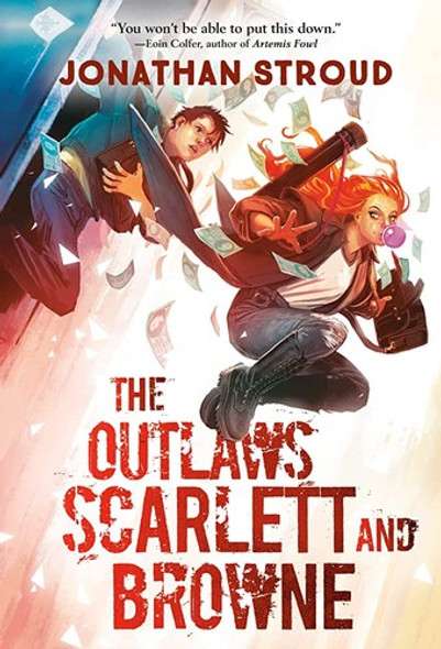 The Outlaws Scarlett and Browne front cover by Jonathan Stroud, ISBN: 0593430395