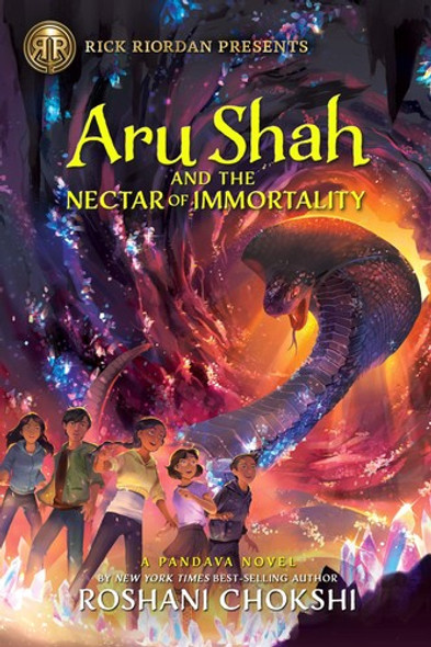 Aru Shah and the Nectar of Immortality 5 Pandava front cover by Roshani Chokshi, ISBN: 1368074383