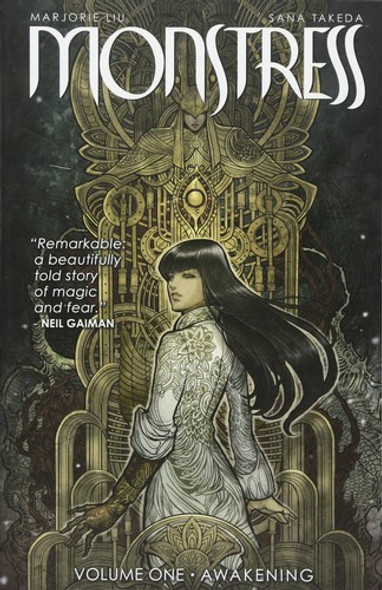 Awakening 1 Monstress front cover by Marjorie Liu, Sana Takeda, ISBN: 1632157098