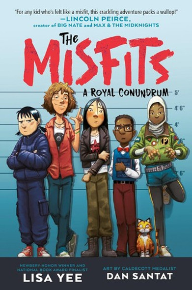 The Misfits #1: A Royal Conundrum front cover by Lisa Yee, ISBN: 1984830295