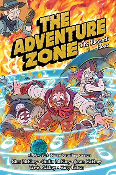 The Eleventh Hour 5 The Adventure Zone front cover by Clint McElroy, Griffin McElroy, Travis McElroy, Justin McElroy, Carey Pietsch, ISBN: 1250793785