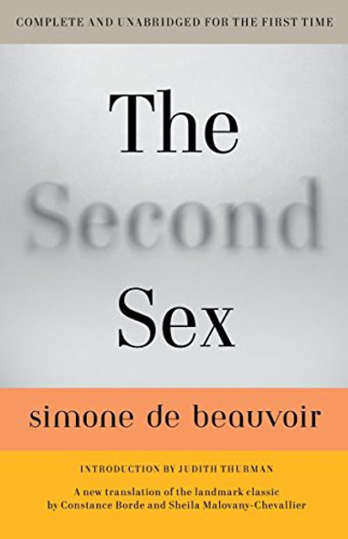 The Second Sex front cover by Simone De Beauvoir, ISBN: 030727778x
