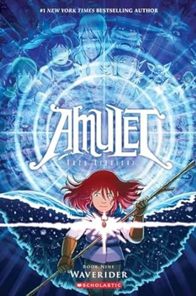 Waverider: A Graphic Novel (Amulet #9) front cover by Kazu Kibuishi, ISBN: 0545828651