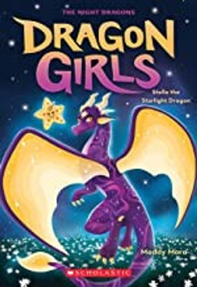 Stella the Starlight Dragon (Dragon Girls #9) front cover by Maddy Mara, ISBN: 1338846612