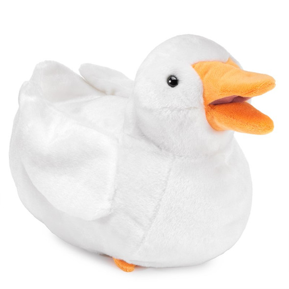 Folkmanis Duck Hand Puppet, White, Yellow front cover