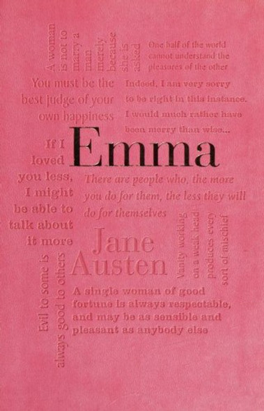 Emma (Word Cloud Classics) front cover by Jane Austen, ISBN: 1607109468