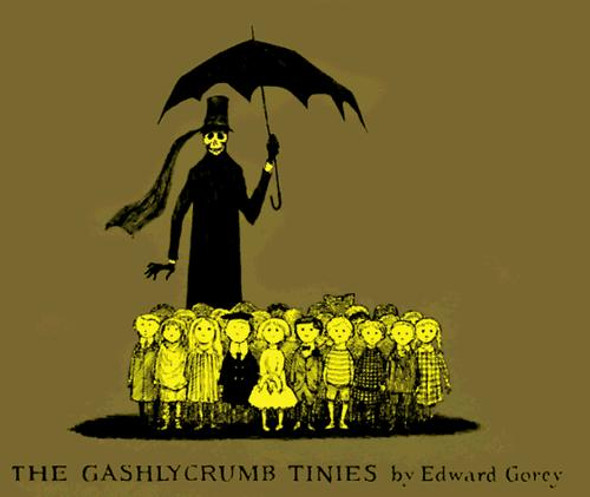 The Gashlycrumb Tinies front cover by Edward Gorey, ISBN: 0151003084