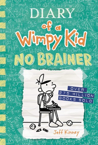 No Brainer 18 Diary of a Wimpy Kid front cover by Jeff Kinney, ISBN: 1419766945