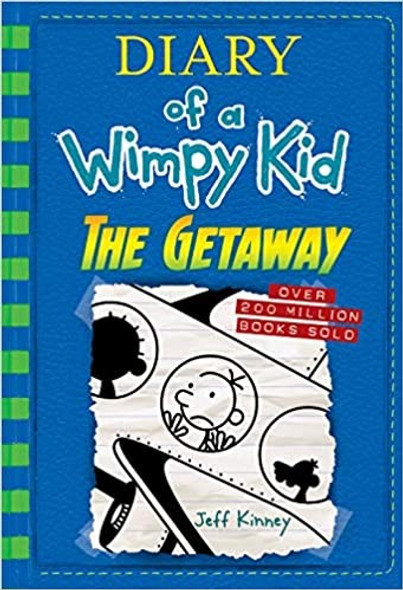 The Getaway 12 Diary of a Wimpy Kid front cover by Jeff Kinney, ISBN: 1419741985