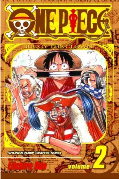 Buggy the Clown 2 One Piece front cover by Eiichiro Oda, ISBN: 159116057X