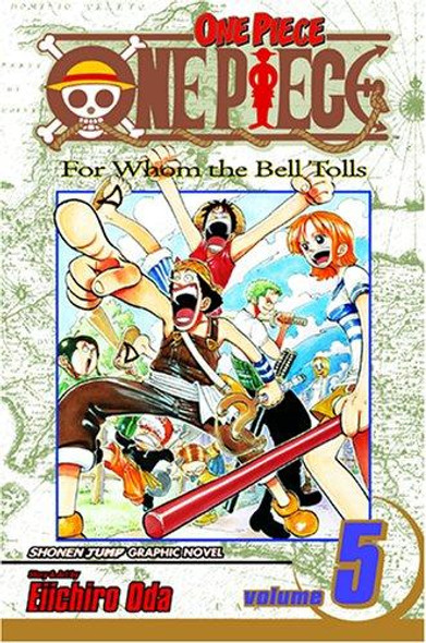 For Whom the Bell Tolls 5 One Piece front cover by Eiichiro Oda, ISBN: 1591166152