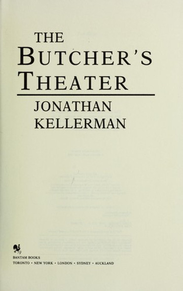 The Butcher's Theater front cover by Jonathan Kellerman, ISBN: 0553052519