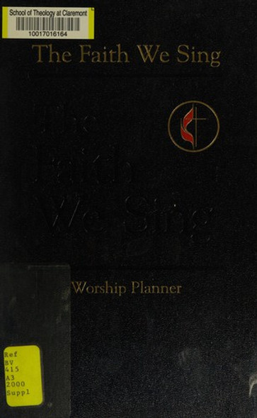 The Faith We Sing Worship Planner front cover by Abingdon Press, ISBN: 0687090563