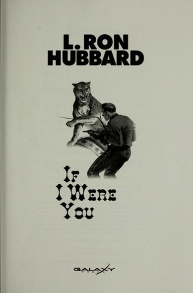 If I Were You (Stories From the Golden Age) front cover by L. Ron Hubbard, ISBN: 1592123597