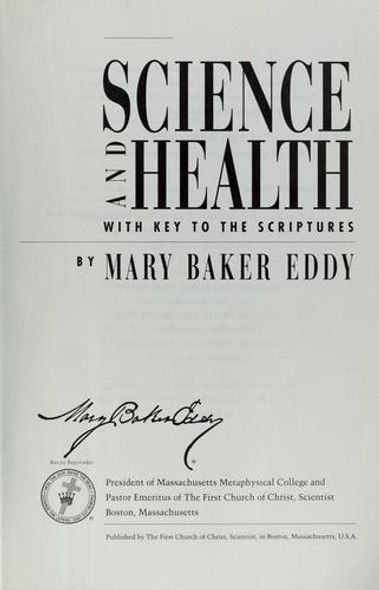 Science and Health with Key to the Scriptures (W.m.b.e.) front cover by Mary Baker Eddy, ISBN: 0879520388