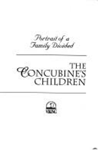 Concubine's Children front cover by Denise Chong, ISBN: 0670829617