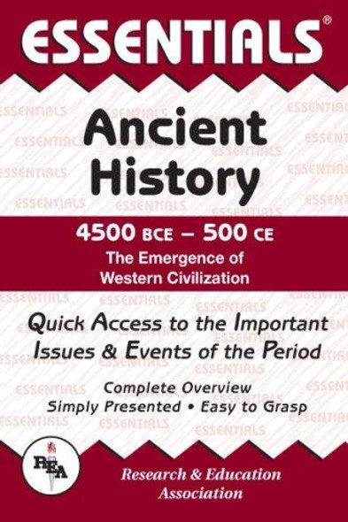 Ancient History: 4500 Bce to 500 Ce Essentials front cover by Gordon M. Patterson, ISBN: 0878917047