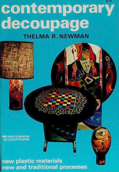 Contemporary Decoupage front cover by Thelma R. Newman, ISBN: 0517500914