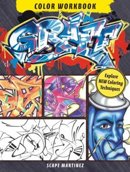 GRAFF Color Workbook: Explore New Coloring Techniques (Color Studio) front cover by Scape Martinez, ISBN: 1440318638